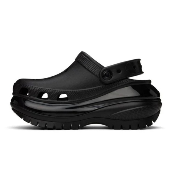 Crocs™ Women's Black Mega Crush Clog~NWT~Size W-9/M-7 - Picture 3 of 6